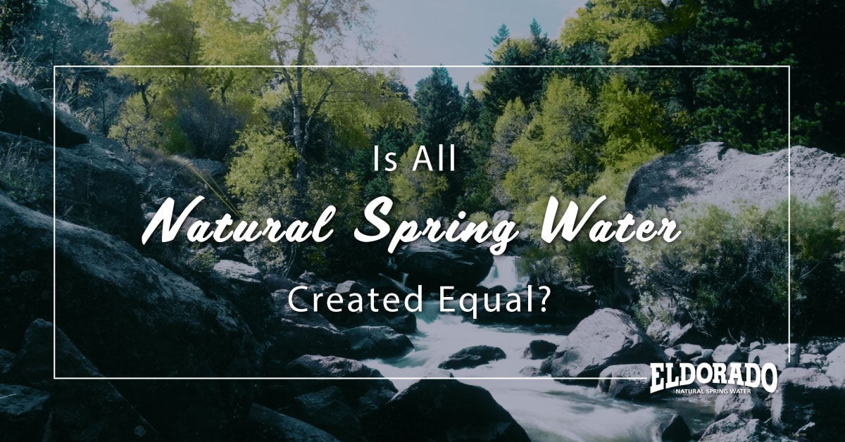 Is All Natural Spring Water Created Equal?